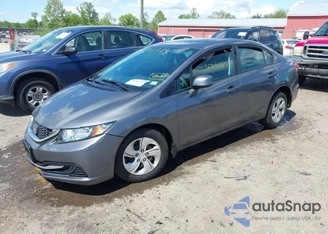 2013 Honda Civic Lx из США, поврежденный, VIN 19XFB2F55DE092870
